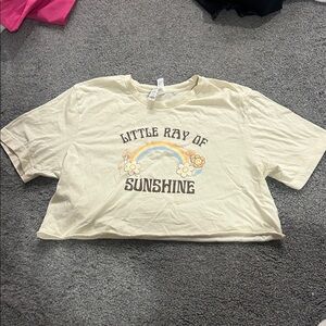 Bella Canvas Cropped T-Shirt - Cream